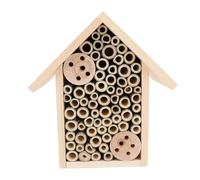 Qcwwy Maison d'abeille Maçon, Habitat d'abeille Suspendu, Ruche d'abeille Indigène, Hôtel à Insectes en Bois, Abeilles en Bois, Pollinisateur Hôtel D'Abeilles, Maison de