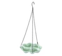 Qcwwy Mangeoires à Oiseaux pour L'extérieur à Suspendre, Mangeoire à Oiseaux pour Jardin, Cour, Plateau de Mangeoire à Suspendu, Plate-Forme Résistante aux Intempéries, Ma