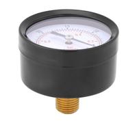 Qcwwy Manomètre, Outil de Mesure de Manomètre à Vide à Mini Cadran en Métal, 0-30 InHg/0-1bar, Idéal pour les Applications d'eau, d' et 'air, Testeurs et Détecteurs