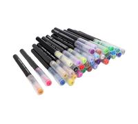 Qcwwy Marqueurs Permanents, 36 Couleurs Marqueurs de Peinture Acrylique Poignée Ergonomique Stylo à Dessin Artistique Lavable écriture Lisse Pointe Fine Alimentation en Encre Haute