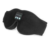 Qcwwy Masque pour les Yeux Musical, Casque de Sommeil Bluetooth Ergonomique 3D, Ombrage sans Fil, Bandeau en Nylon Souple en Polyuréthane, 15 Heures de Lecture, Accessoire de Sommeil
