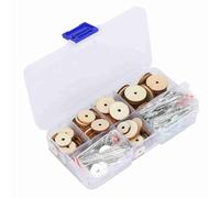 Qcwwy Matériaux D'artisanat, Ours en Peluche Mobile Engage Bolt Making Supplies 50 Set Doll Joints DIY Craft Toy Accessories