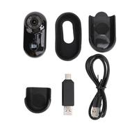 Qcwwy Mini Caméra d'action pour Le Corps, Petit Caméscope Portable de Poche pour Vlogging, Enregistreur d'action Sportive pour Le Cyclisme en Plein Air, Le Travail, Les Voyages, la