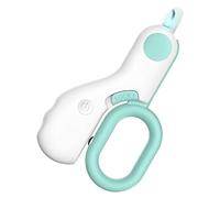 Qcwwy Mini Cat Nail Clipper, Trimeuse à Griffe d'animaux de Compagnie avec Fichier, Nail Clipper pour Chats, Lapins avec Lignée Visible pour Une Coupe Facile, Le Bord incurvé de la (Blue)