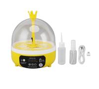 Qcwwy Mini Incubateur D'œufs, Petit Incubateur de Volaille avec Couvercle Transparent, Haute efficacité et Fonctionnement à Faible Bruit, Couveuse D'œufs pour Pigeons, Poulets et