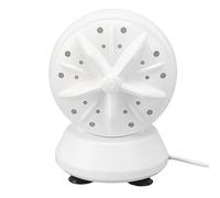 Qcwwy Mini Laveuse Portable, 2 sur 1 Petite Machine à Laver à Ultrasons Compacte Sous-vêtements Sous-vêtements pour Londe de Lave-linge Turbine Machine à Laver à Domicile Voyage à
