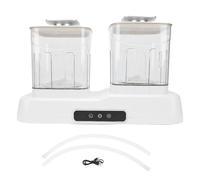 Qcwwy Mini Machine à Laver, Double Cuve Indépendante avec Pulsateur 8, capacité de 2 L pour Sous-Vêtements, Chaussettes, Vêtements de bébé, Compacte et Portable pour Appartement,