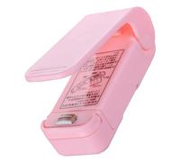 Qcwwy Mini Machine Portative Durable de Thermoscelleuse de Casse-croûte pour des Sacs de Nourriture Conception Compacte pour le Bureau de Voyage d'utilisation de Cuisine (PINK)