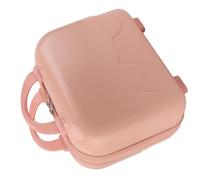 Qcwwy Mini Valise Trousse à Cosmétiques à Coque Rigide 14 Pouces Trousse de Voyage de Maquillage Portable Bagage à Main Résistant à la Pression Mini Valise de Transport pour Les Organisateurs de