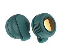 Qcwwy Mini Ventilateur à Clip pour Taille, Ventilateur Portable Rechargeable par USB sans Pales, Faible Bruit, Direction du Vent Réglable à 360 Degrés for Sport, Travail, Extérieur (GREEN)