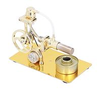 Qcwwy Modèle de Moteur Stirling, Jouet éducatif en Sciences Physiques avec Lumière LED pour Projets Scientifiques, Outil Pédagogique