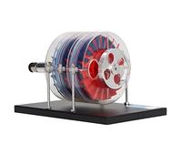 Qcwwy Modèle de Turbine à Vapeur à Plusieurs étages, Apprentissage Mécanique Démonstration de Démonstration de Turbine Modèle de Démonstration du Modèle de Turbine Décoration pour la