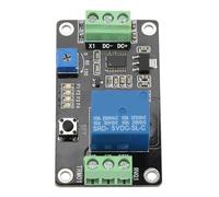 Qcwwy Module de Relais de Minuterie DC 12 V, Interrupteur Marche/arrêt à Retardement Autobloquant avec Circuit Super 555, Relais de Contrôle de Temporisation (DC5V)