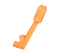 Qcwwy Outil de Nettoyage de Gouttière, Nettoyeur de Gouttière, Pelle de Nettoyage de de Toit, Fixation de Pelle pour Poteaux Filetés Standard de 3/4 Pouces, Outil de de Cuillère à Double Position