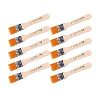 Qcwwy Outils de Creusement avec Manche en Bois Ergonomique 10 Pièces Outil d'excavation Ensemble de Pinceaux d'archéologie pour Enfants Outils de Creusement Kit de Tige Archéologique éducatif pour