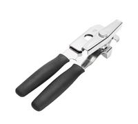 Qcwwy Ouvre-boîte, Manuel de Carbone en Acier en Carbone, Manuel de Poche à la Poignée TPE et Outil Essentiel de Bouteille de Bouton Confortable pour Toute Cuisine ou Aventure en