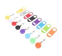 Qcwwy Ouvre-ouvre-bouteilles Ouvre-bite à Ouvre-Bière à Plat avec Badge Ronde Bobine Bartender Barmander Bière pour les Anniversaires de Camping à Domicile Party 8pcs Bouteille Rétractable Rétractable