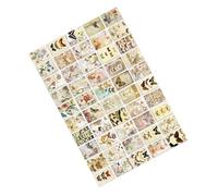 Qcwwy Paper H Icrafts Design 100 Feuilles de Papier Kraft pour Bricolage, Décorations d'album Journal, Papier de Scrapbooking Vintage avec Poésie Mouchetée, Artisanat en de Scrapbooking Vintage
