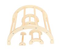 Qcwwy Perchoir de Poulet en Bois Naturel, Support de Perchoir en Bois pour Poulailler, Barre de Repos pour Oiseaux de Compagnie de Ferme