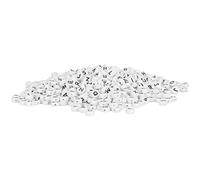 Qcwwy Perles de Lettres Blanches, Perles de l'alphabet en Acrylique 1000 Pièces de 4 Mm, Rondes Noires avec Chiffres pour Bracelets, Porte-clés, Fabrication de Bijoux pour Enfants, Adolescents et