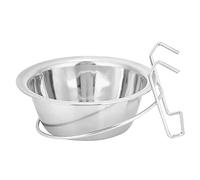 Qcwwy Pet Dog Cat of Innelesdless en Acier Inoxydable Water Water Type, Easy Cleaning Access, 600 ML Capacité, 16,7 Cm de Diamètre