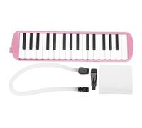 Qcwwy Piano Mélodica Mélodica, 32 Touches Instrument Air Piano Clavier Soprano pour Débutants Formation Musicale Adultes Cadeau Sarbacane Instruments de Musique (PINK)