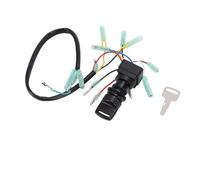 Qcwwy Pièces de Bateau et Yacht, Ensemble de Commutateurs pour Moteur Marin, Noyau en Cuivre, Performances Fiables pour 225 250 2003, Compatible avec les Moteurs Hors-bord Internationaux, clé de