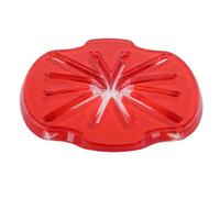 Qcwwy Pièces de Mélangeur pour Mélangeur Vertical à Bol élévateur, Accessoire de Déflecteur Anti-éclaboussures avec Goulotte d'alimentation pour Fouets à 6 Fils, Ajustement Universel pour la (Rouge