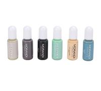 Qcwwy Pigment de RéSine éPoxy, 10 ML 6 Couleurs Morandi Retro Summer Colors Colorant de RéSine éPoxy Pigment Lumineux RéSine éPoxy Color Dye Colorant Liquide pour Beaux-Arts DIY Nail Art