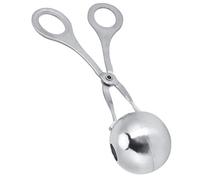 Qcwwy Pince à Boulettes de Viande en Acier Inoxydable, Boules de Melon pour la Cuisine, Bricolage avec Antiadhésif Lisse pour un Démoulage Facile, Fabrication de Boules de Riz aux Crevettes, Poisson