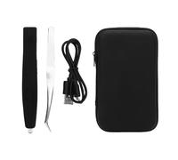 Qcwwy Pince à Cils avec Lampe de Polymérisation, Pince à épiler pour Extension de Cils Grand Public, Colle à Séchage Rapide, Poignée Ergonomique Antidérapante, Outil Applicateur de