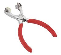 Qcwwy Pince Perforatrice en Cuir de 4 Mm, Outils pour l'artisanat du Cuir avec Poignée à Ressort, Poignée Confortable, Corps en acier. Pince Perforatrice en de 4 Mm, Couture Silencieuse, Maroquinerie