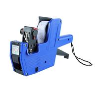 Qcwwy Pistolet à étiquettes de Prix MX5500 à 8 Chiffres, Outil de Tarification en Plastique avec étiquettes Réutilisables pour les Magasins de Détail et les Bureaux