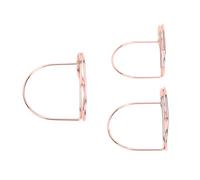 Qcwwy Place Carte Portez 16pcs Numéro de Table Numéro de Tableau Clips de Fil Piètement du Support de Carte de Fer pour les Mariages et les Fournitures de Bureau de Décoration de Restaurant (or rose)