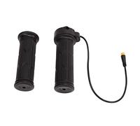 Qcwwy Poignée de Manette des Gaz au Pouce pour Vélo, Guidon de 22,2 Mm, Tête Femelle à 3 Broches avec Câble de 31 Cm pour Vélos et Scooters électriques