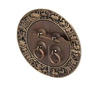 Qcwwy Poignée de Meuble en Laiton, Bouton de Meuble Antique Chinois avec Kit D'installation, pour Armoire, Coiffeuse ou Table à Coiffer