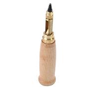 Qcwwy Poignée en Bois Outils en Cuir PUNCH au Trou Silencieux - Pour le Traitement du Cuir - 6 PCS PUNCH SET