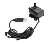 Qcwwy Pompe à Eau Submersible USB 5 V DC sans Balais avec Indicateur LED de Mémoire de Puissance et Contrôle de l'Eau pour Refroidissement par Ordinateur, Fontaine d'aquarium, Circulation d'étang