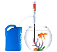 Qcwwy Pompe de Transfert de Liquide à Piles Pompe de Transfert de Liquide électrique pour Gaz et Huile Tube d'aspiration Flexible Idéal pour les Aquariums et les Appareils Vivants de Drainage de