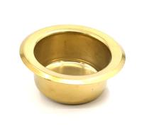 Qcwwy Pot à Souder en étain plaqué Ti, Bain à Dessouder Rond de 50 Mm pour le Soudage (GOLD)