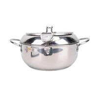 Qcwwy Pot de Friteuse en Acier Inoxydable, Contrôle Précis de la Température, Conception de Drain d'huile pour les Frites et la Cuisson du Poisson, Idéal pour les Chefs de Maison