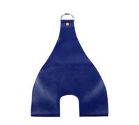 Qcwwy Poultry Weighing Sling, 28x20cm PU Leather Metal D Rings (Blue) | Support de de poulet, poignée de jambe en forme de U, suspendu pour balance numérique, contrôle vétérinaire, utilisation à