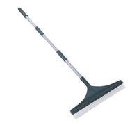 Qcwwy Râteau à Gazon Artificiel, 48,4 Pouces Réglable en Acier Inoxydable, Balai à Main de Jardin, Râteau pour Tapis, Râteau à Feuilles de Pelouse, Nettoyeur de Feuilles de Cour avec