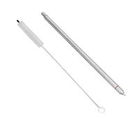 Qcwwy Remplisseur de Bouteille de Bière, Remplisseur de Bouteille à Ressort en Acier Inoxydable 304 avec Brosse de Nettoyage, pour le Brassage à Domicile de la Bière, du Vin Kombucha