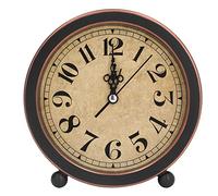 Qcwwy Réveil Analogique Vintage, Horloge de Bureau Rétro avec lisibilité Facile, Haute Précision, Design à la Mode, Tacked Silencieux, Idéal pour la Chambre, Décoration de Bureau