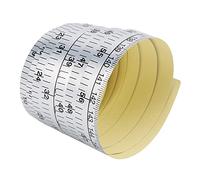 Qcwwy Ruban à Mesurer Adhésif, Règle de Collage de Premium en Aluminium à Double échelle pour la Couture de Couture de 150 Cm pour l'élaboration et les Projets Domestiques