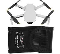 Qcwwy Sac de Batterie de Drone Antidéflagrant, Matériau Ignifuge, Stockage Compact pour Les Pilotes et Les Voyageurs d'air 2, Accessoires d'aviation Modèles (1 Batterie)