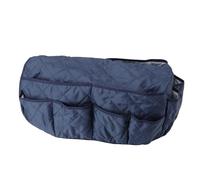 Qcwwy Sac de Rangement pour Accoudoir de canapé, 14 Poches Multifonctions Suspendues pour Télécommande TV, Annuaire Téléphonique avec Matériau pongé en Polyester de qualité Supérieure, Articles (NAVY)