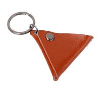 Qcwwy Sac de rangement pour médiators de guitare, facile à nettoyer, en cuir synthétique, avec surface lisse, pour les amateurs de musique, Orange, Porte-documents