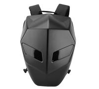 Qcwwy Sacs à Dos de Moto pour Hommes, Sac à Dos LED avec Contrôle APP Programmable, Effets de Lumière Intelligents avec Réglage Automatique de la luminosité, Sac de Casque étanche à